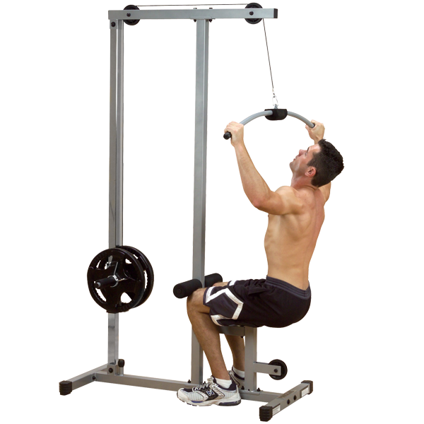 Powerline outlet lat pulldown