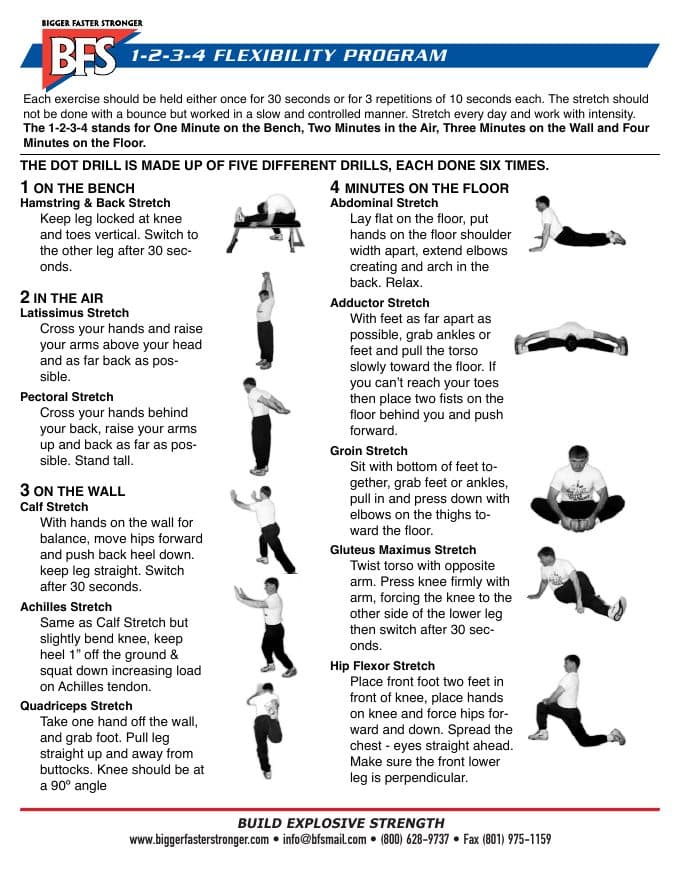 First page of Flexibility Program