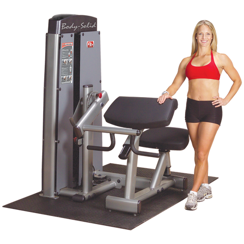 Body-Solid - Dual Bi/Tricep Machine, FREESTANDING, W STACK