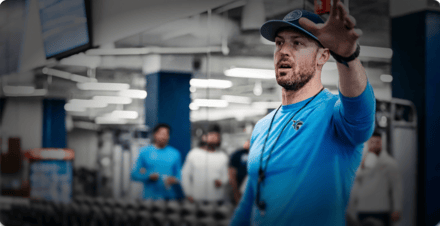 Tennessee Titans athletes using TeamBuildr